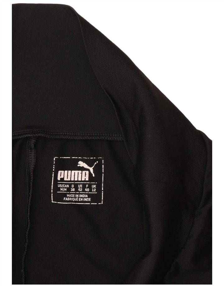 Puma Womens Capri Leggings UK 12 Médio Preto Poliéster
