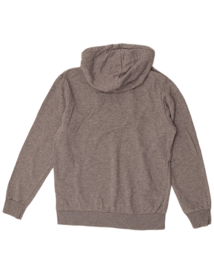 Jack & Jones moletom com capuz masculino, algodão manchado cinza médio
