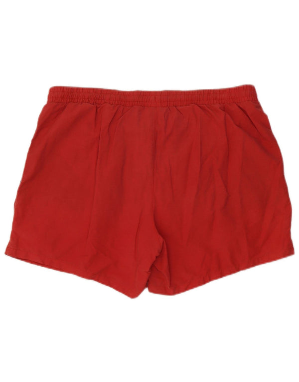 Calções de banho masculinos Lacoste XL algodão vermelho