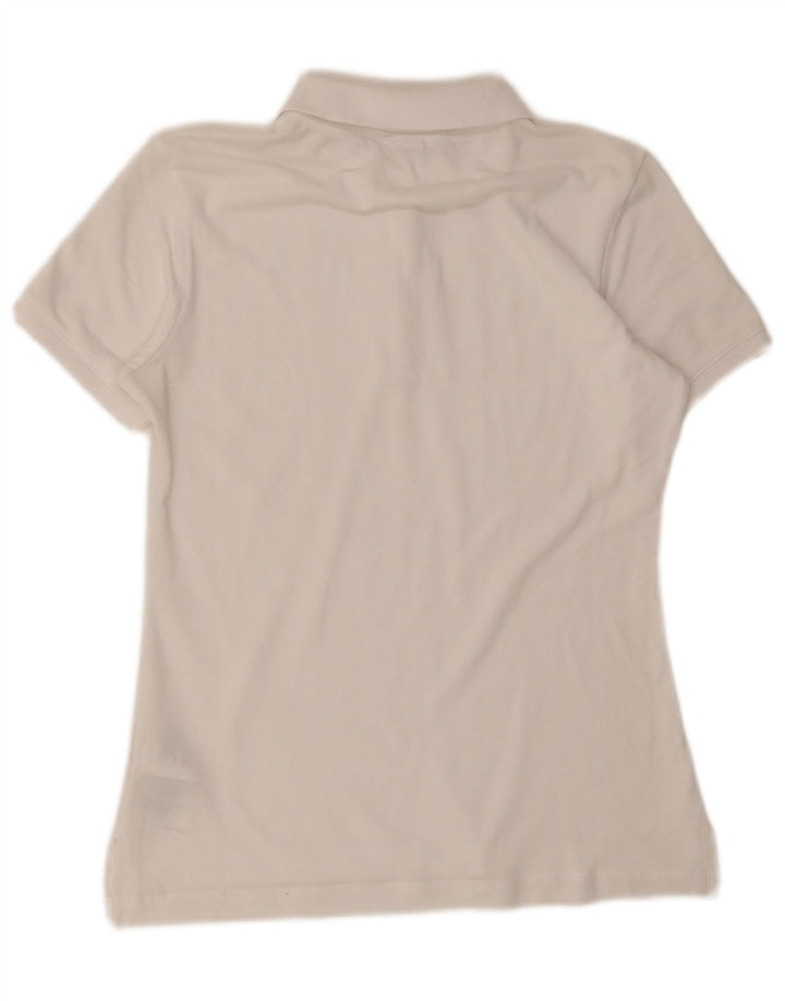Camisa polo feminina Champion UK 12 médio algodão branco