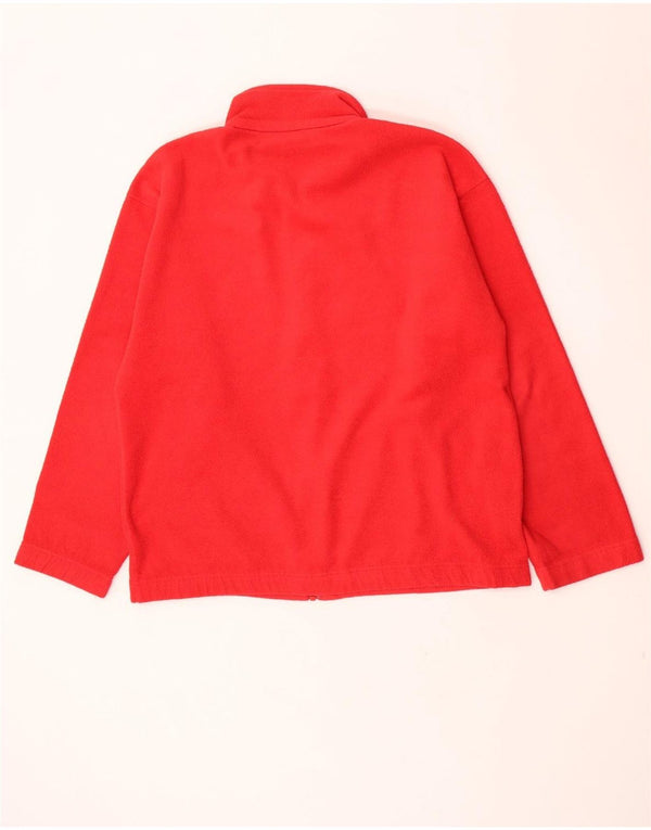 Jaqueta de lã masculina Sergio Tacchini UK 40 grande poliéster vermelho