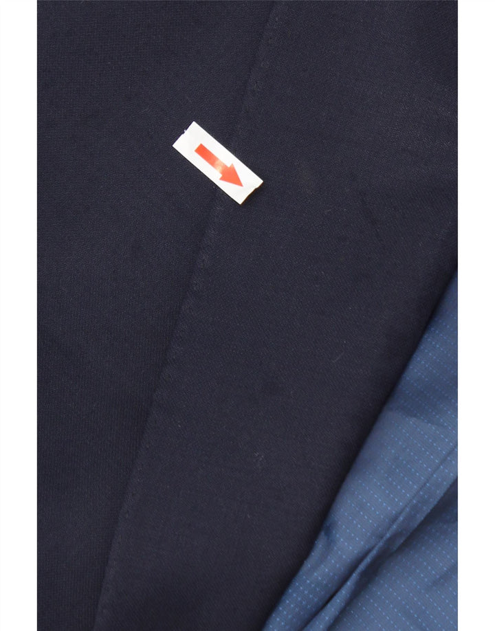 Jaqueta blazer masculina de ajuste regular de 2 botões Marks & Spencer Reino Unido 44 XL azul marinho