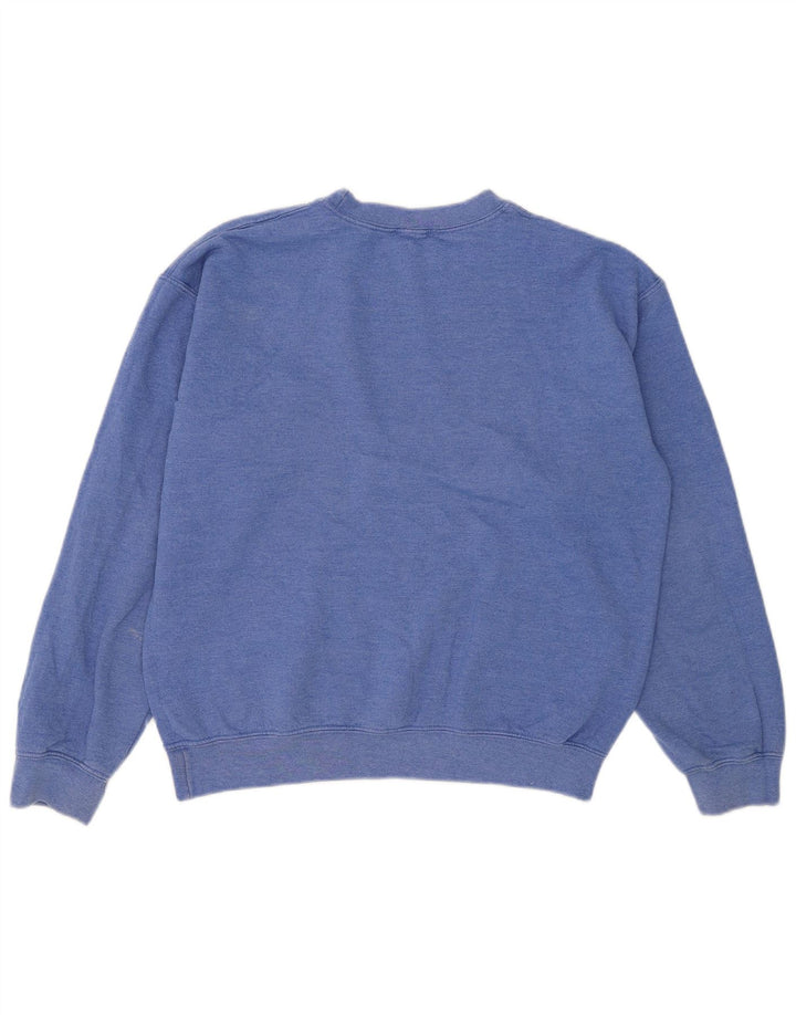 Topshop moletom feminino jumper UK 12 azul médio