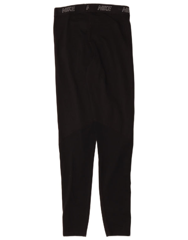 Leggings Nike Femininas Graphic UK 12 Médio Preto Poliéster