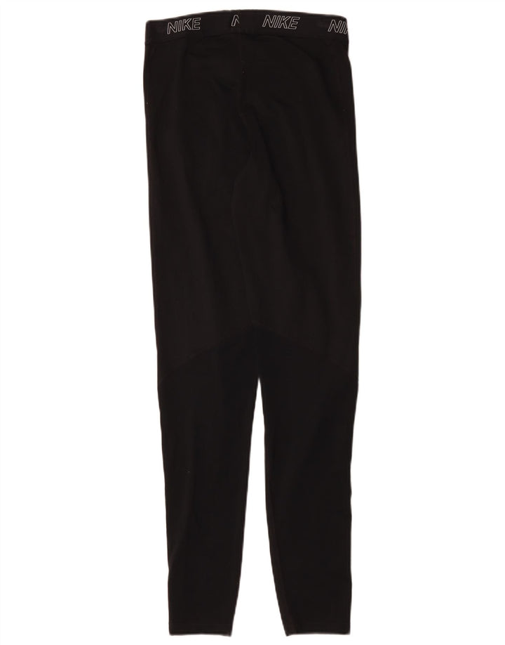 Leggings Nike Femininas Graphic UK 12 Médio Preto Poliéster