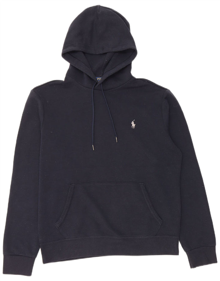 Polo Ralph Lauren moletom com capuz masculino médio poliéster azul marinho