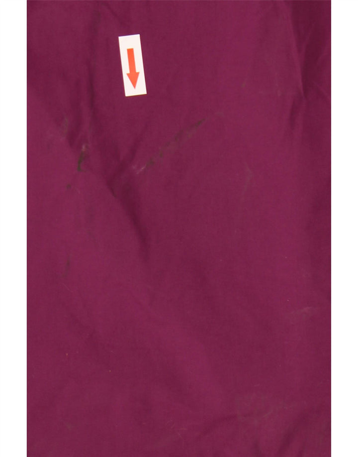 Jaqueta de chuva feminina Mountain Warehouse UK 16 grande bloco colorido roxo de nylon