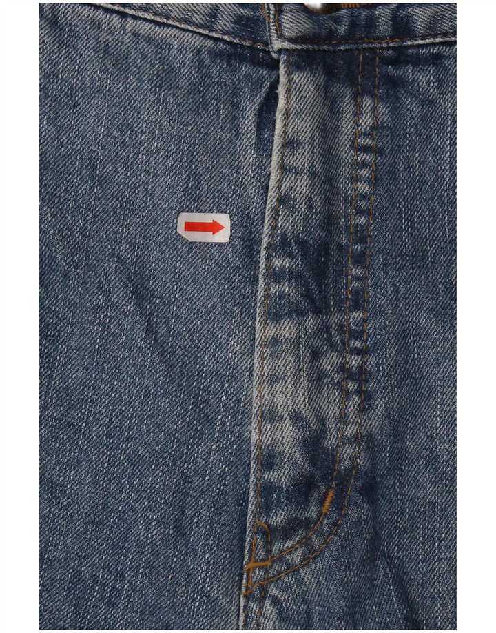 WRANGLER Masculino Ohio Straight Jeans W38 L34 Azul Algodão