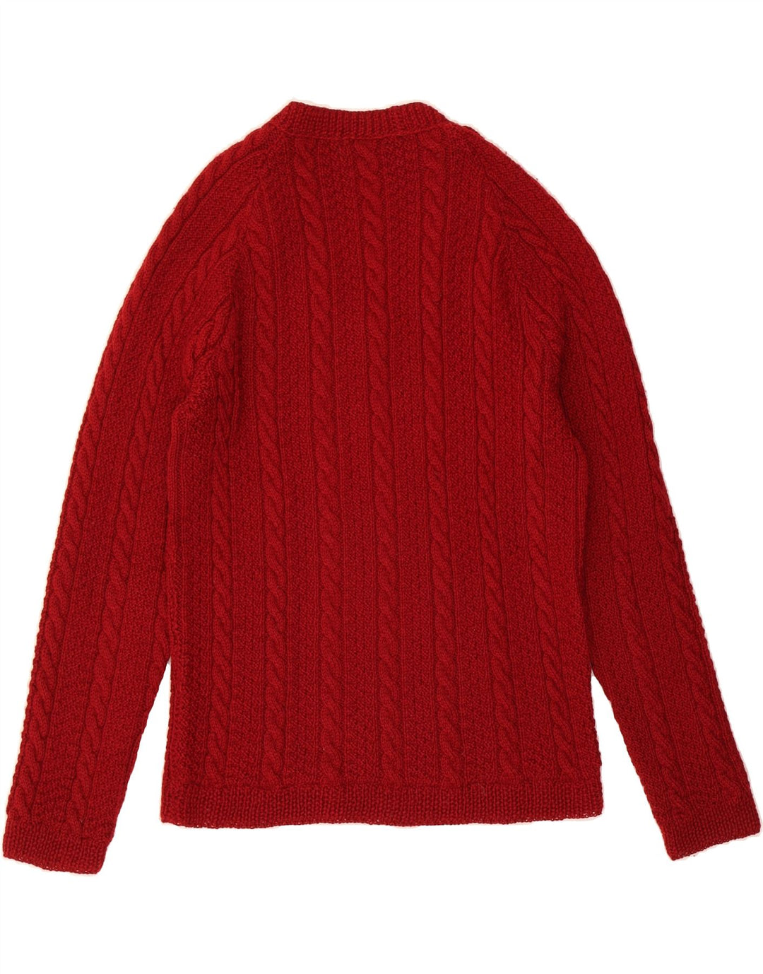VINTAGE Womens V-Neck Jumper Sweater UK 18 XL Red Vintage Vintage and Second-Hand Vintage from Messina Hembry 