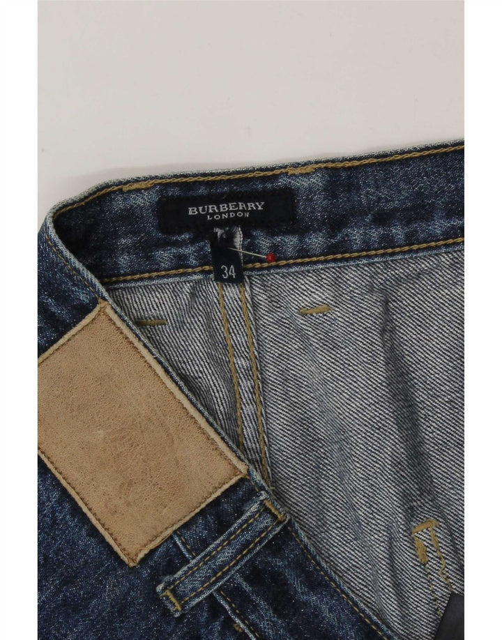 Jeans retos masculinos Burberry W34 L29 Azul