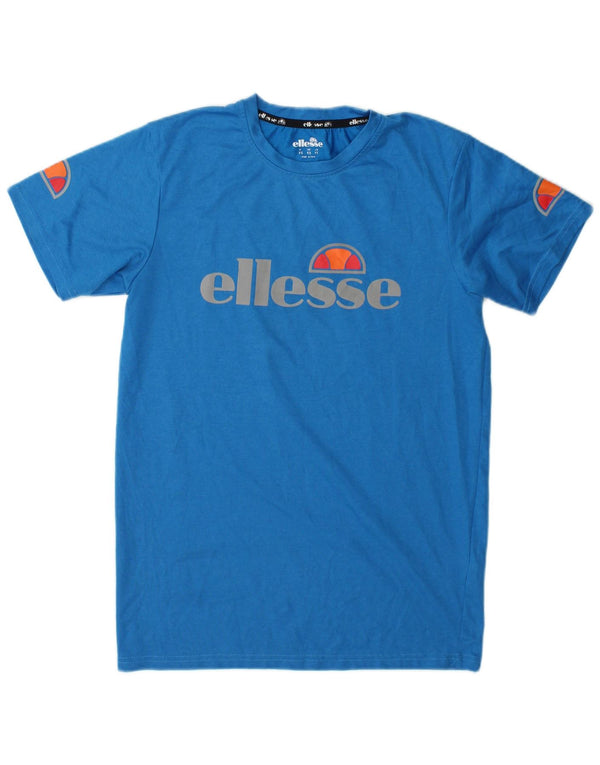 Ellesse Camiseta masculina gráfica Top XS Azul Poliéster