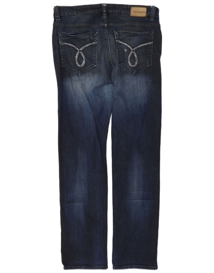 Calça jeans skinny feminina CALVIN KLEIN W32 L30 azul marinho