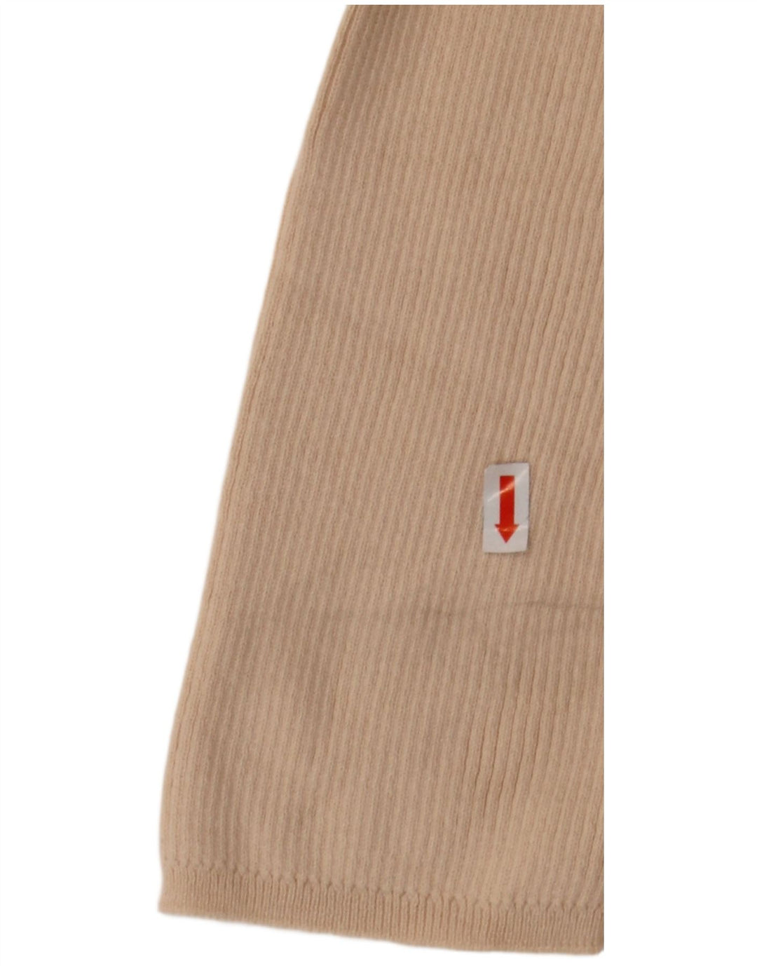 Suéter feminino RALPH LAUREN manga 3/4 com decote em V Reino Unido 14 grande bege