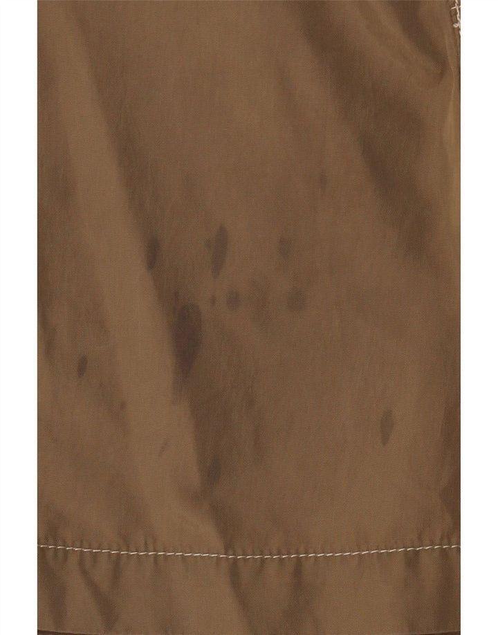 Shorts de natação masculino Woolrich poliéster marrom médio