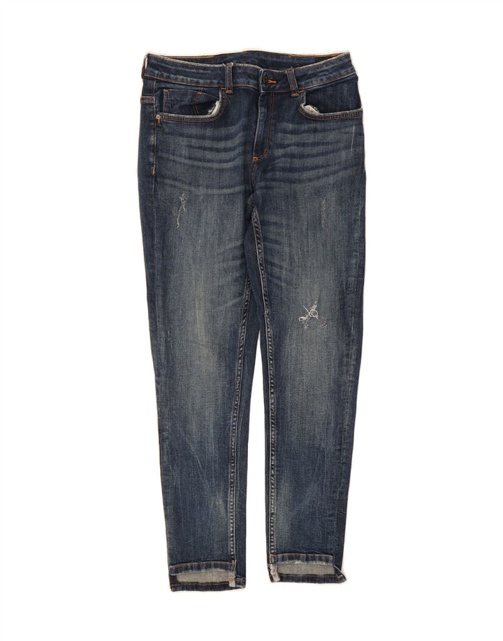 ZARA Womens Slim Jeans W30 L27 Blue Cotton Vintage Zara and Second-Hand Zara from Messina Hembry 