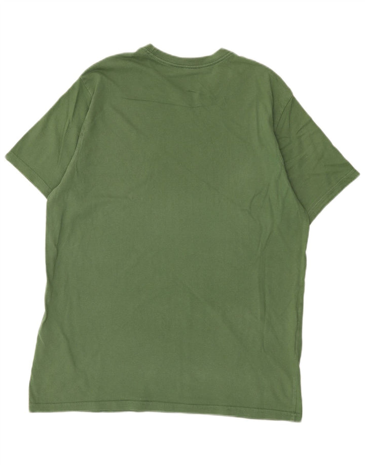 Camiseta masculina relaxada Levi's Top médio algodão verde