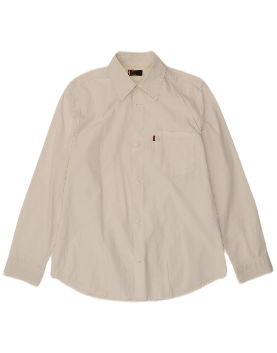 Camisa masculina LEVI'S grande algodão branco