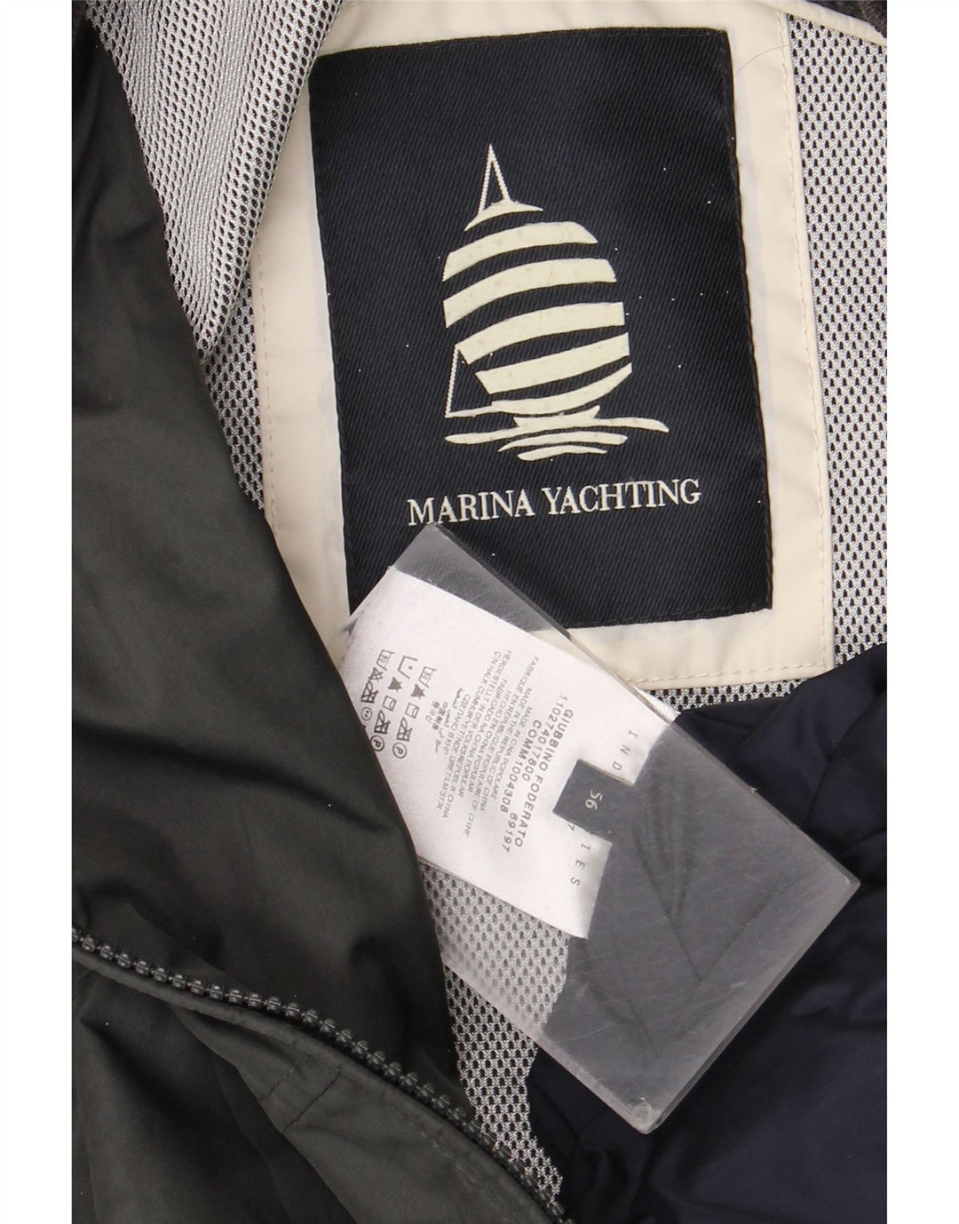 Jaqueta bomber masculina IT 56 3XL poliéster verde de Marina Yachting