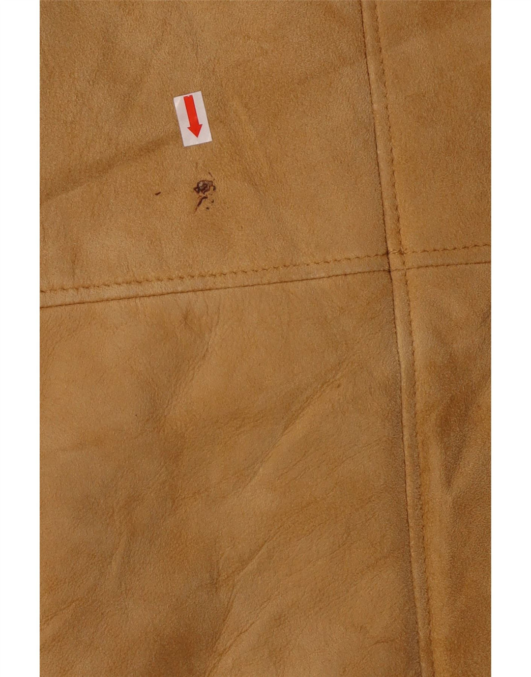 Casaco feminino sherpa shearling vintage Reino Unido 14 grande bege