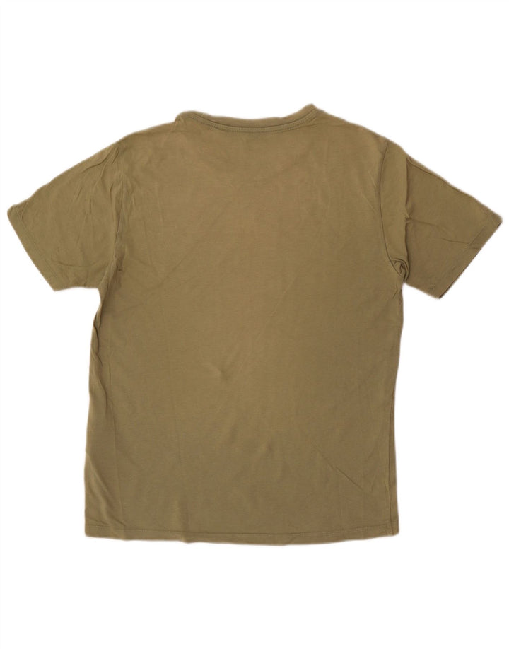 Camiseta gráfica masculina Levi's Top pequeno de algodão cáqui