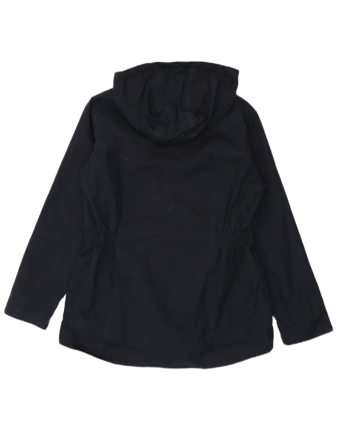 Jaqueta de chuva feminina Schoffel com capuz Reino Unido 16 grande algodão azul marinho
