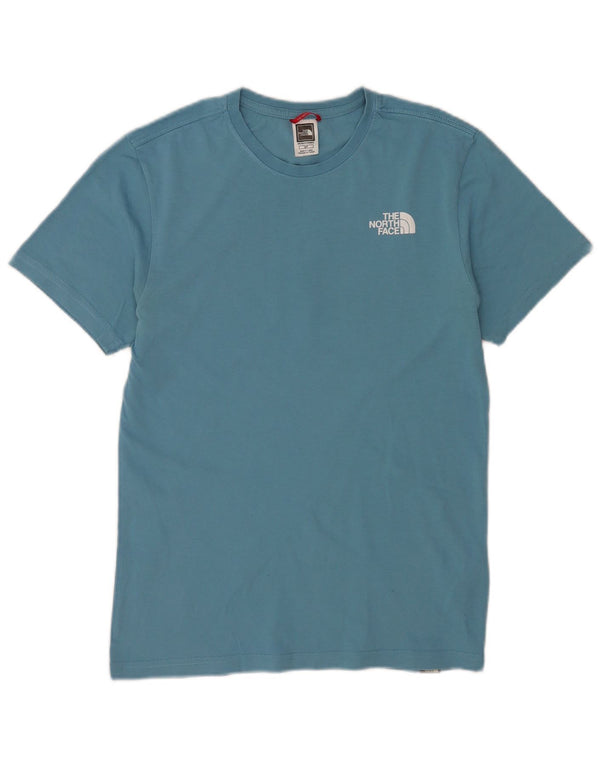The North Face Camiseta masculina gráfica Top pequeno algodão azul
