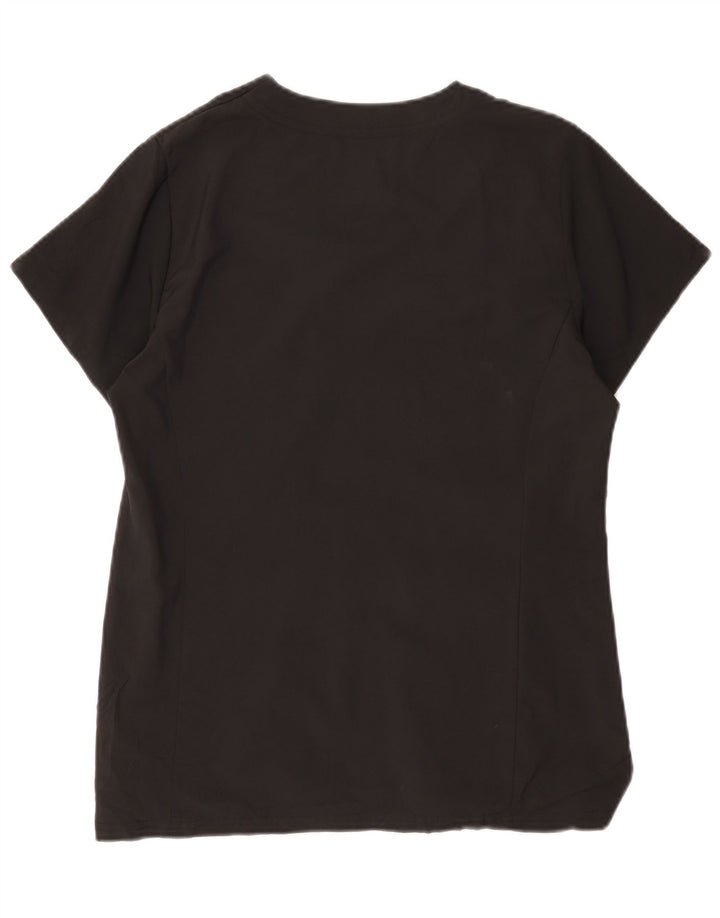 Blusa feminina NAUTICA UK 14 poliéster preto médio