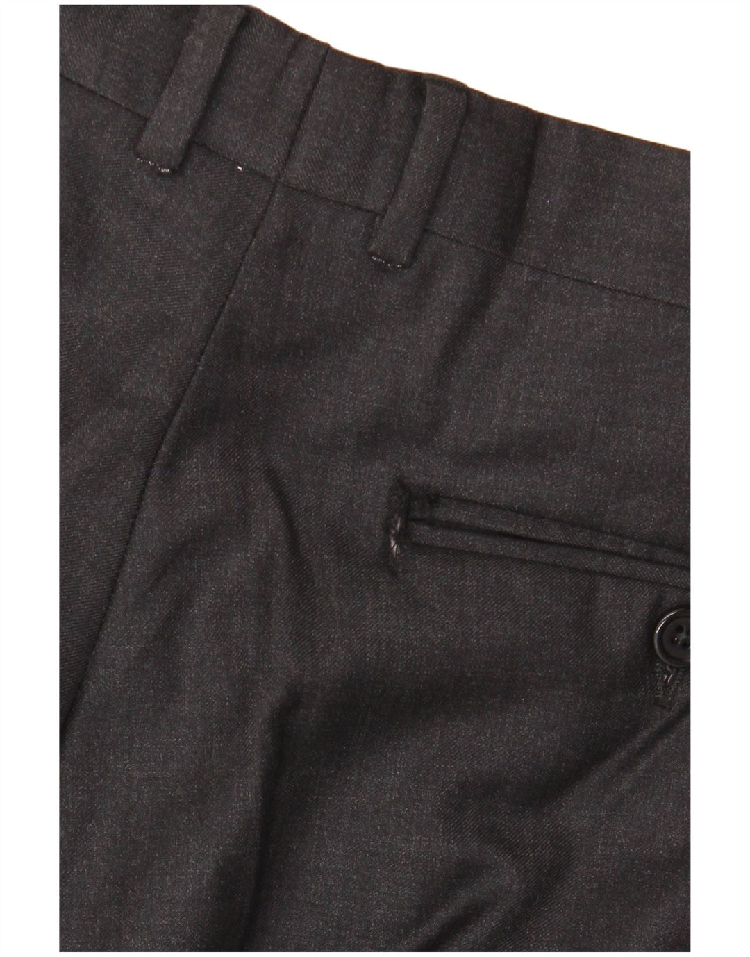 AQUASCUTUM Terno masculino de 2 botões e 2 peças Reino Unido 40 grande W34 L32 lã cinza