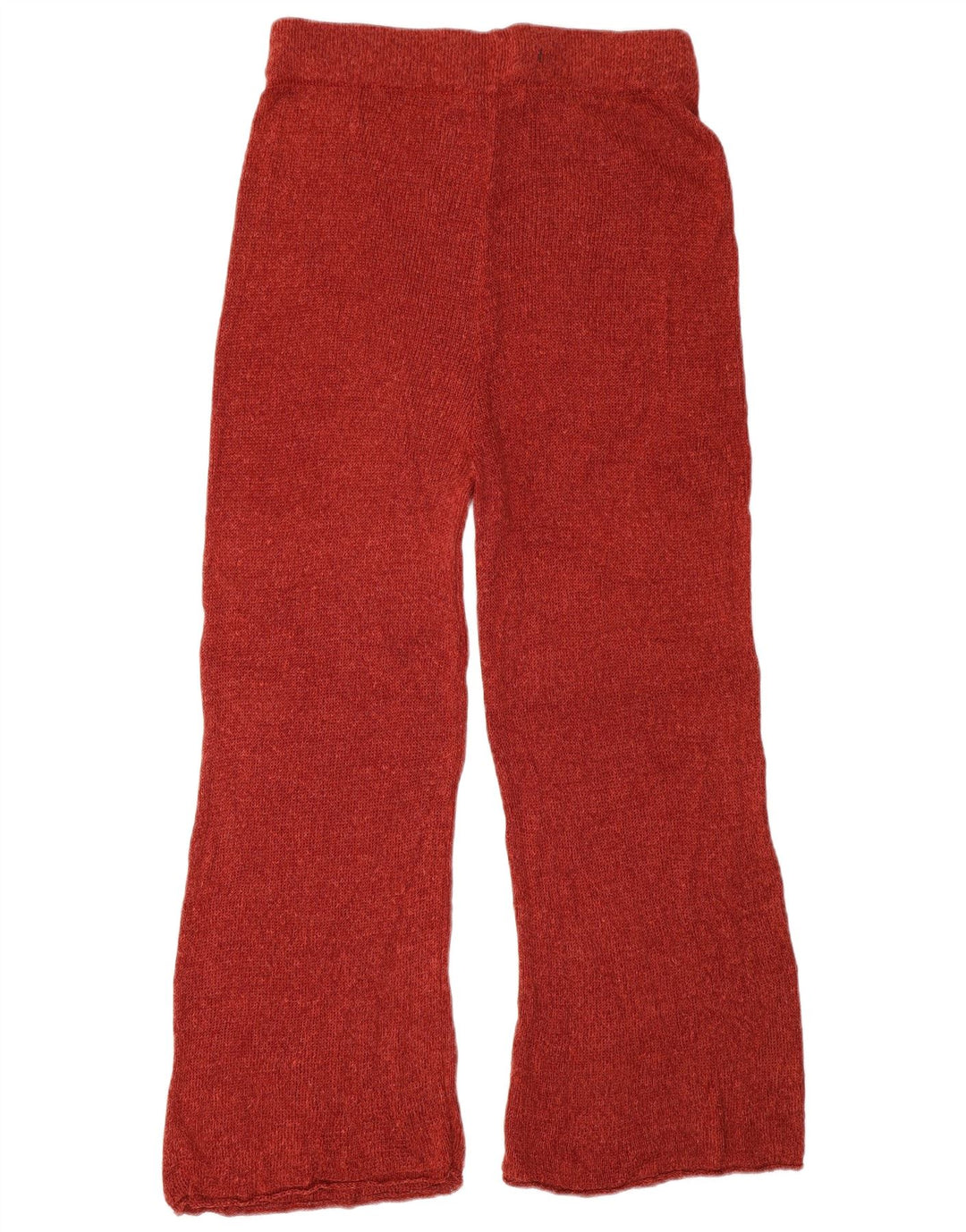 Calça feminina Zara tricotada média W28 L24 linho vermelho