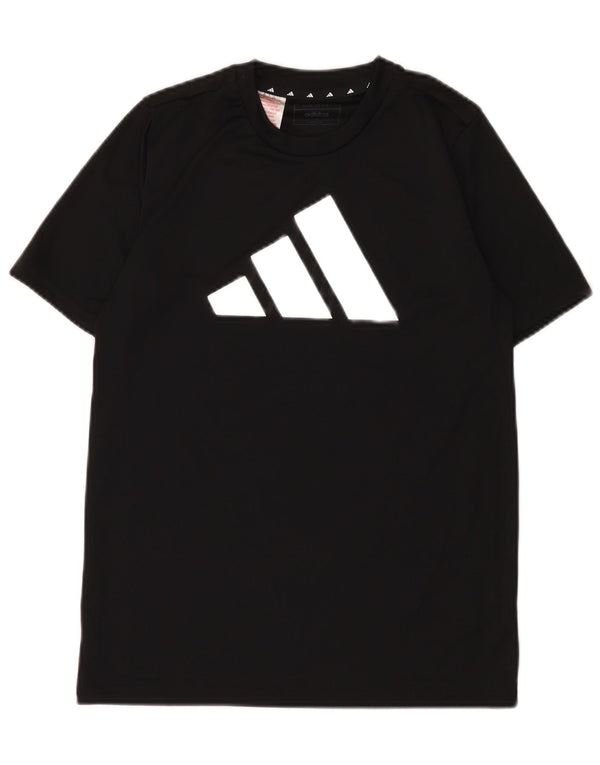 Camiseta Adidas Boys Aeroready Graphic Top 13-14 Anos Preto Poliéster