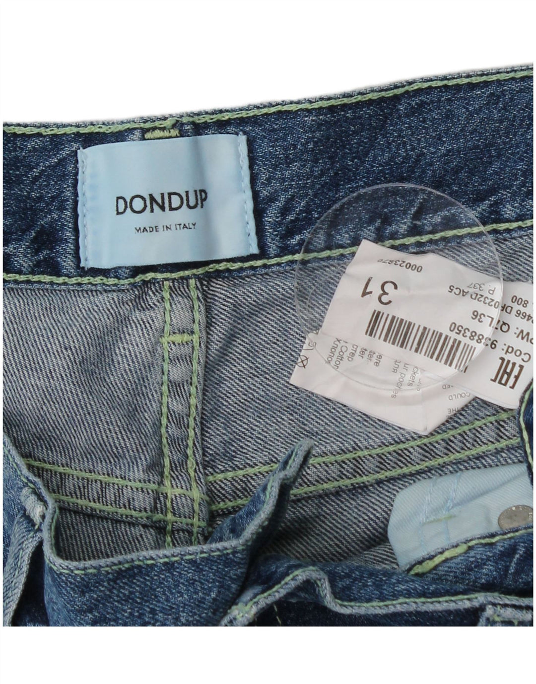 DONDUP Masculino Slim Jeans W31 L36 Azul Algodão