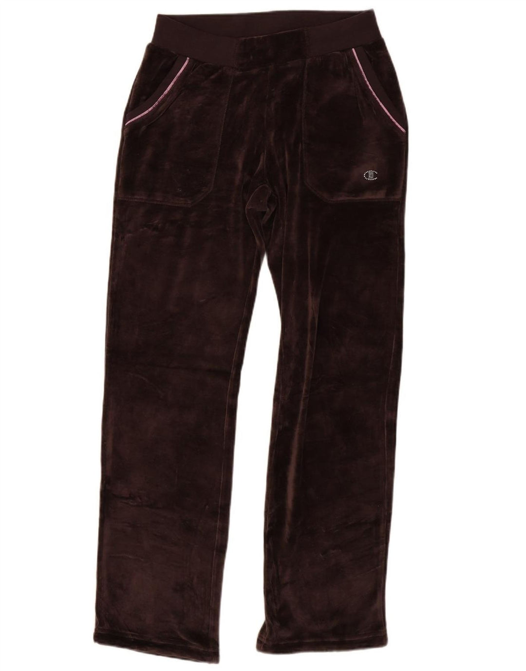 Calça de treino feminina CHAMPION UK 14 grande algodão marrom