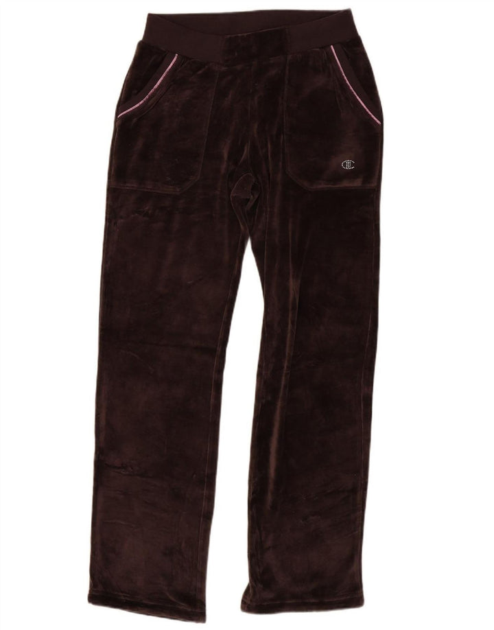 Calça de treino feminina CHAMPION UK 14 grande algodão marrom