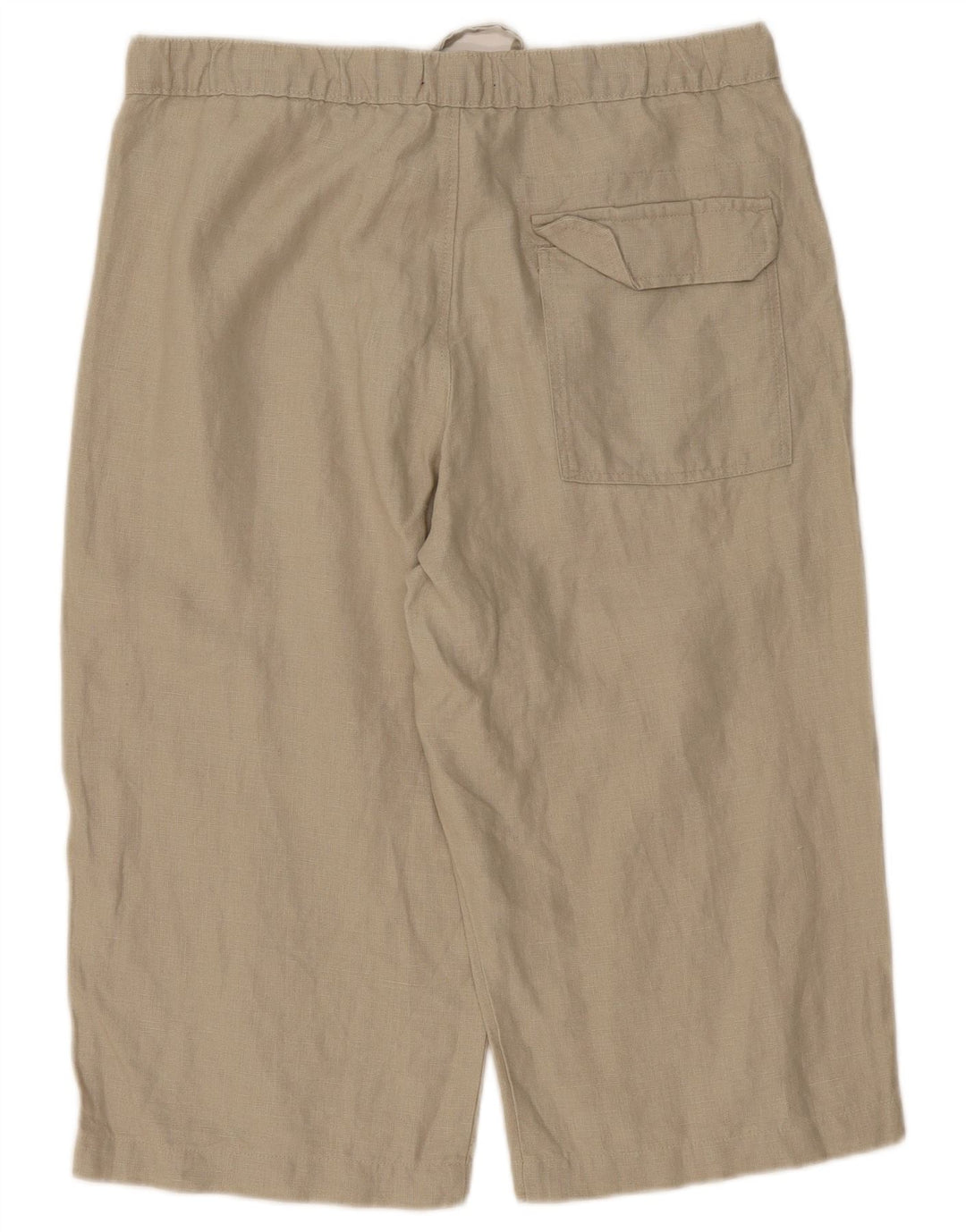 Bermuda masculina Marks & Spencer Blue Harbor W34 grande linho bege