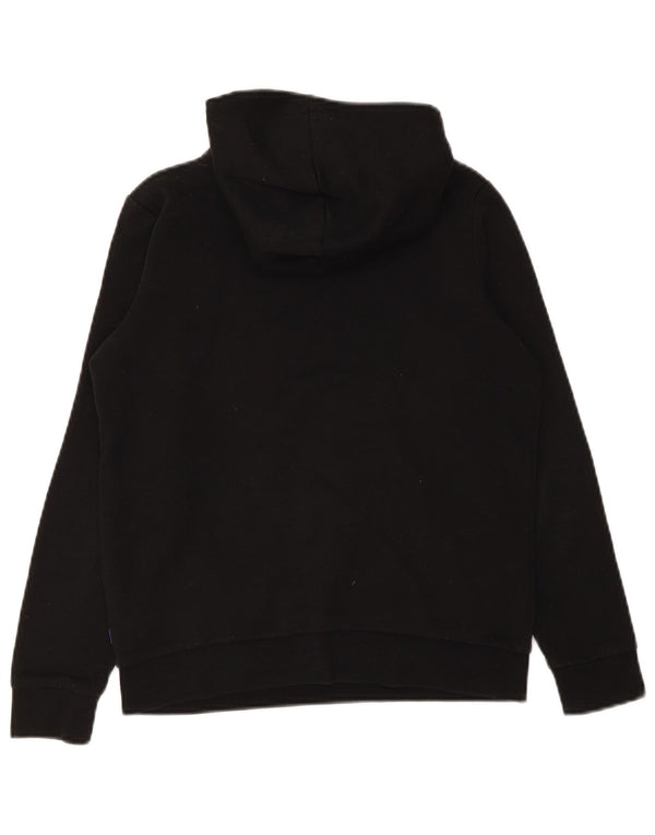 Suéter com capuz gráfico Jack & Jones Boys 15-16 anos médio preto poliéster