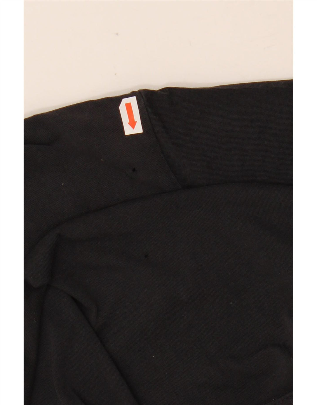 Camiseta feminina NIKE com estampa gráfica UK 14 médio algodão preto