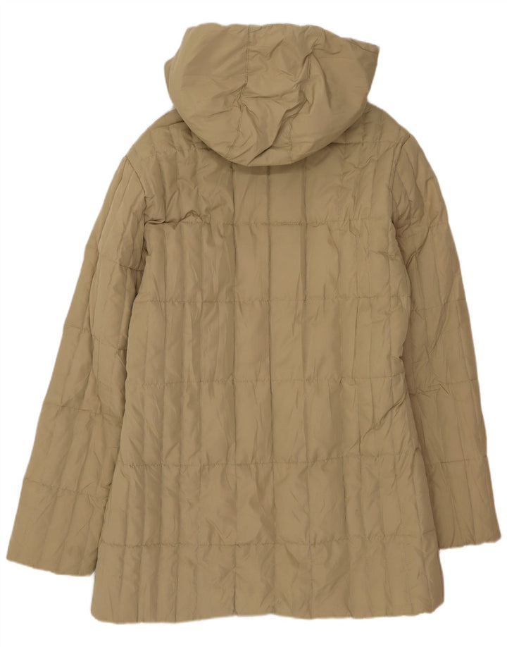 Jaqueta acolchoada com capuz feminino Sergio Tacchini IT 44 Medium Khaki