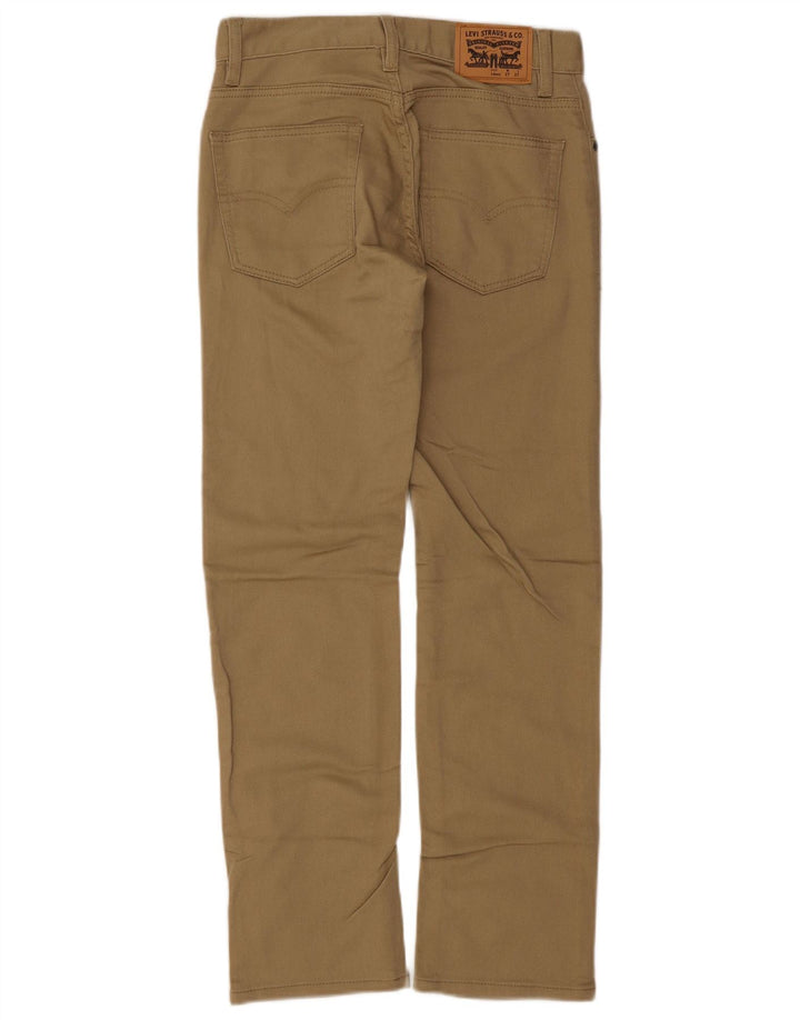 LEVI'S Boys 511 Slim Jeans 13-14 Anos W27 L27 Algodão Marrom