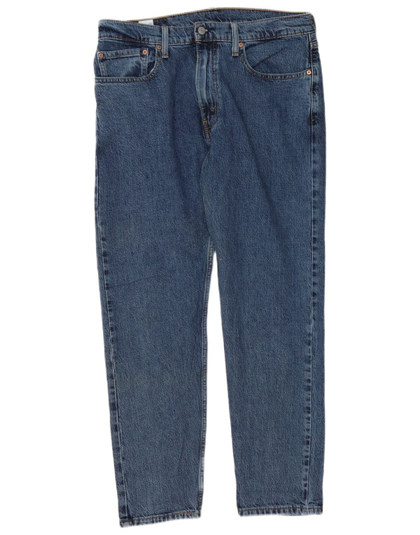 Levi's Masculino 502 Hi-ball Regular Tapered Jeans W34 L30 Azul