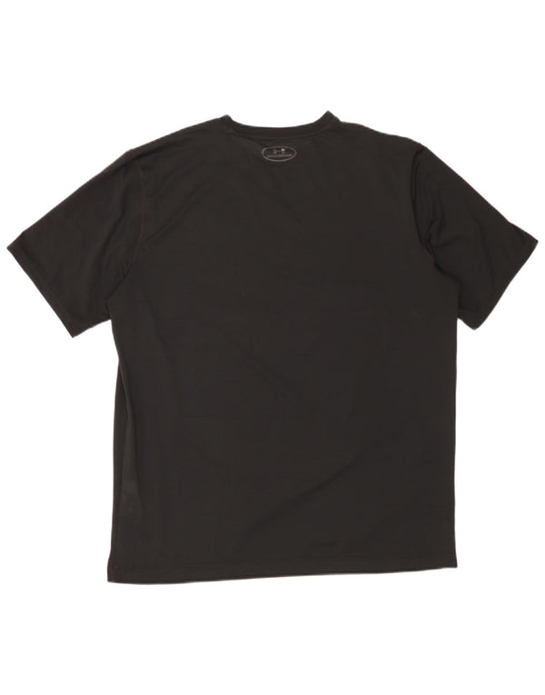 Camiseta masculina Under Armour Heat Gear Graphic Top XL preto poliéster