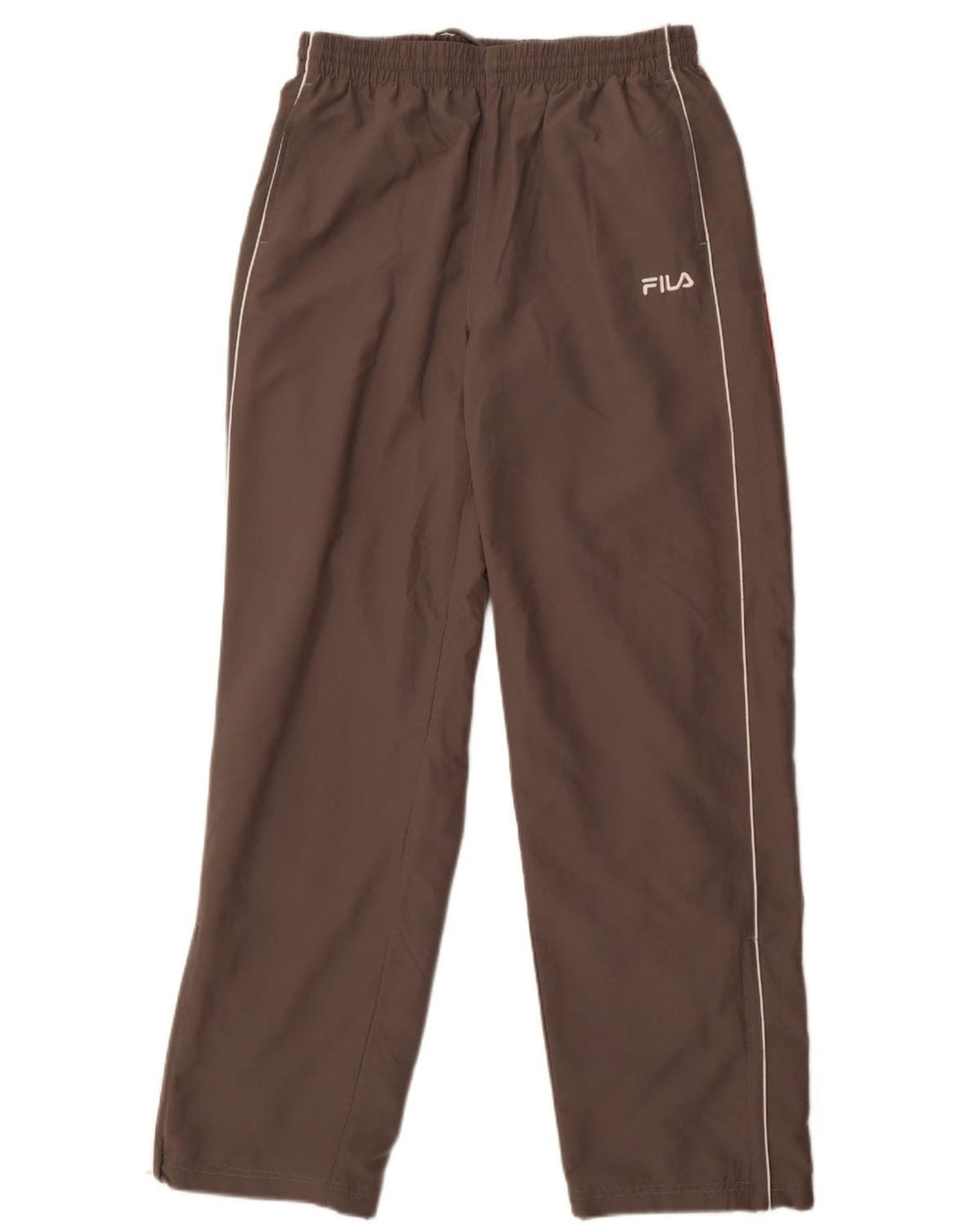 Calça de treino masculina Fila poliéster cinza médio
