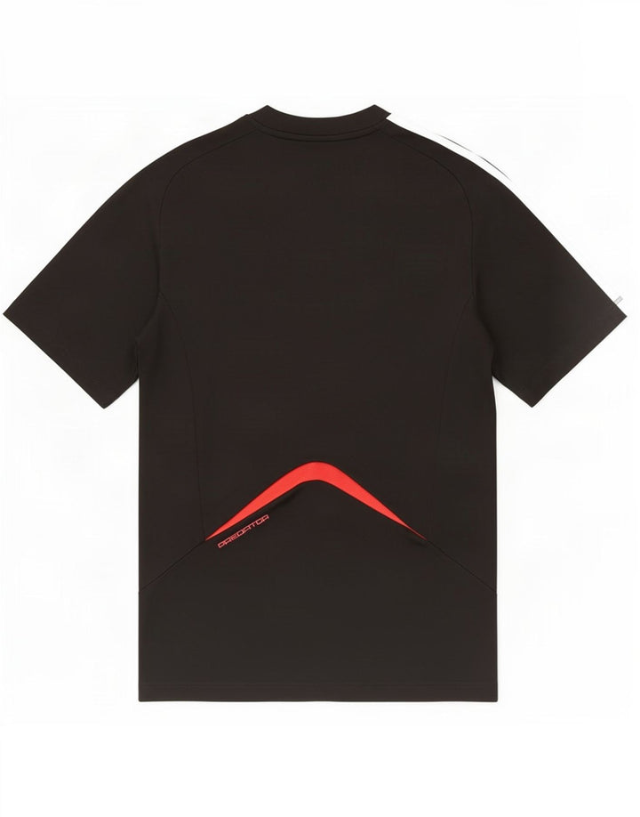 Adidas Masculino Climacool Camiseta Top Pequeno Preto Colorblock Poliéster