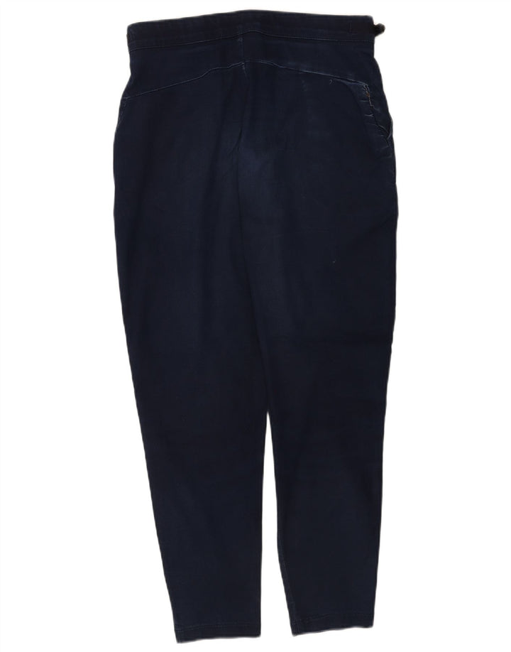 Zara Jeans masculino recortado skinny médio W31 L24 azul marinho
