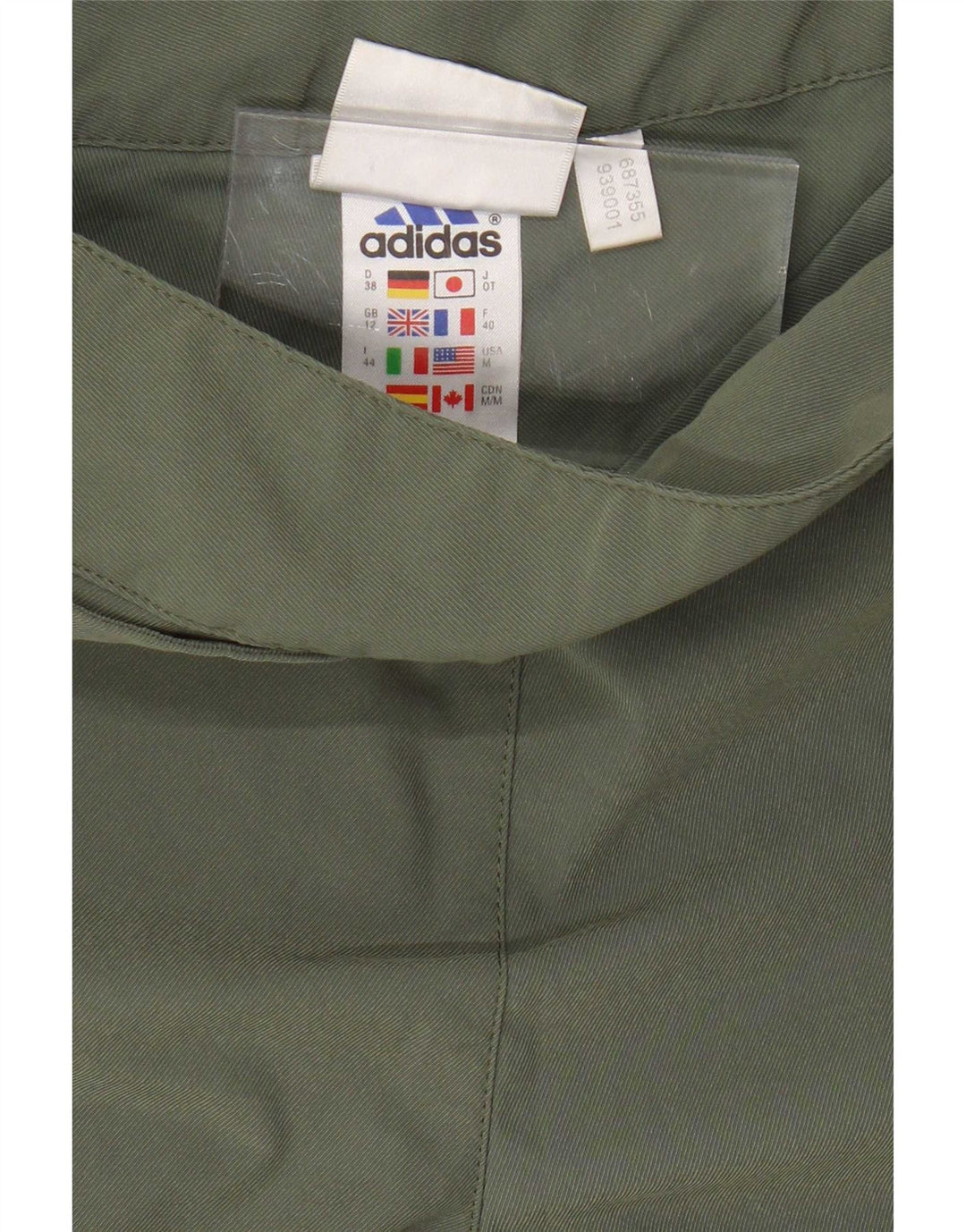 Bermuda Feminina Adidas UK 12 Médio W28 Cáqui Poliéster