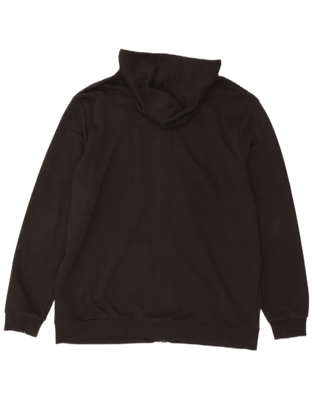 Suéter Puma masculino com capuz e zíper 2XL algodão preto