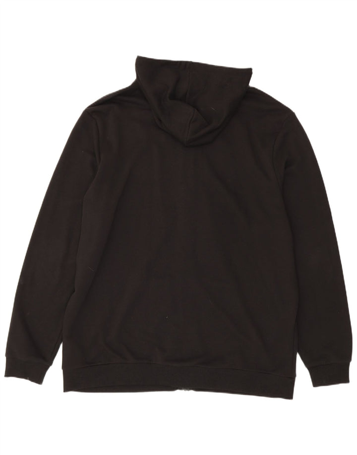 Suéter Puma masculino com capuz e zíper 2XL algodão preto