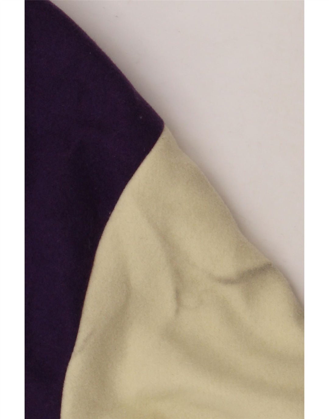 Jaqueta masculina ZARA Graphic Varsity UK 38 poliéster colorblock roxo médio