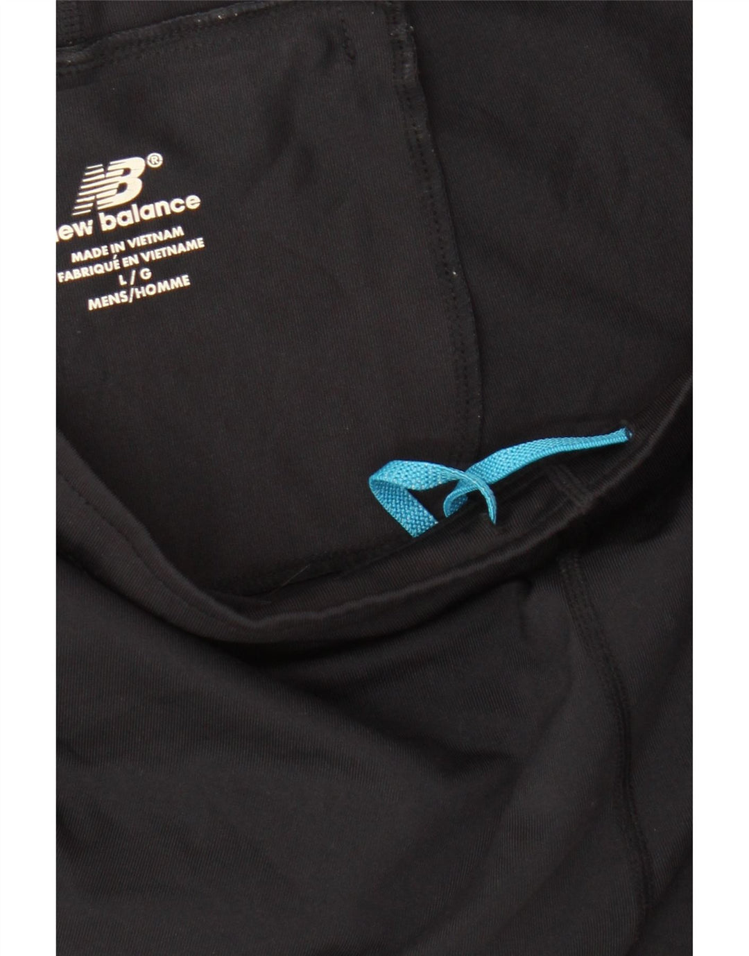 Shorts esportivos gráficos masculinos New Balance grandes pretos