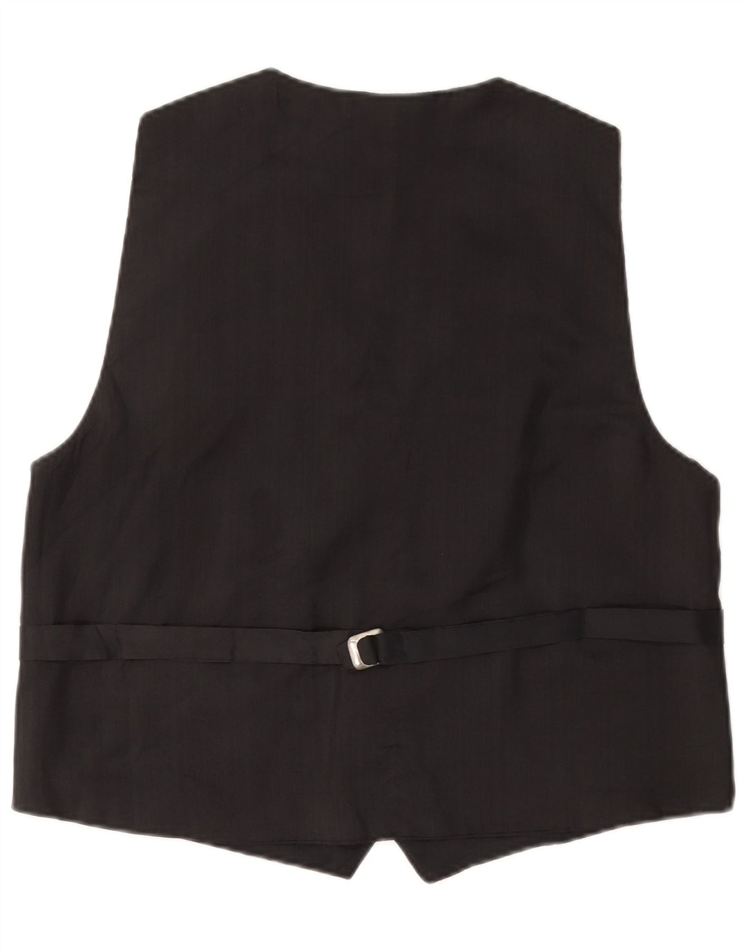 Colete vintage masculino com padrão abstrato grande azul