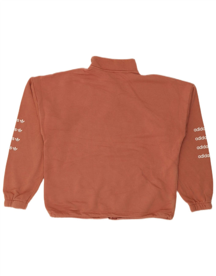 Adidas feminino oversized gráfico moletom jumper reino unido 12 médio laranja